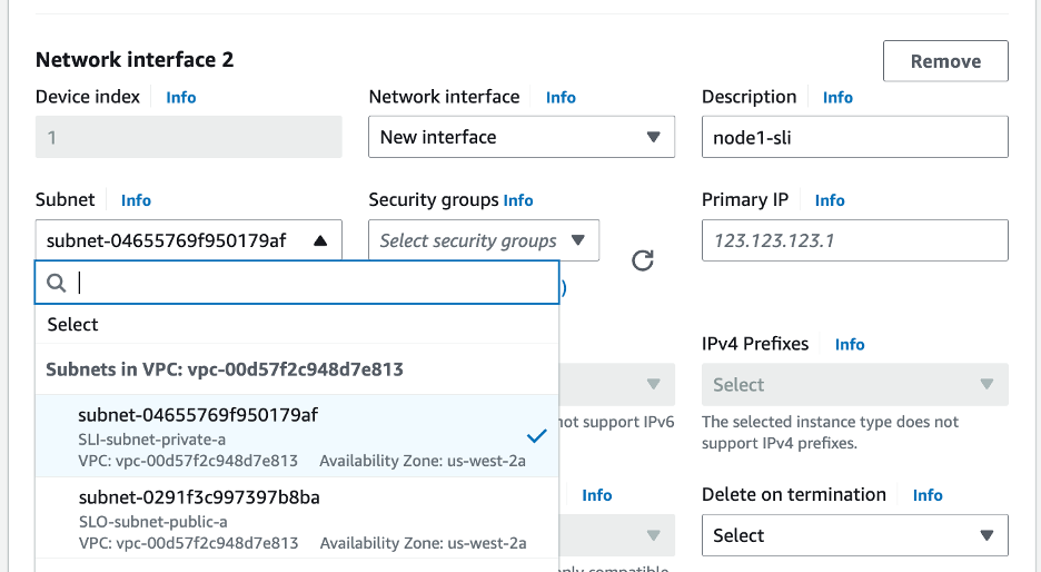 Figure: Configure Network Interface 2