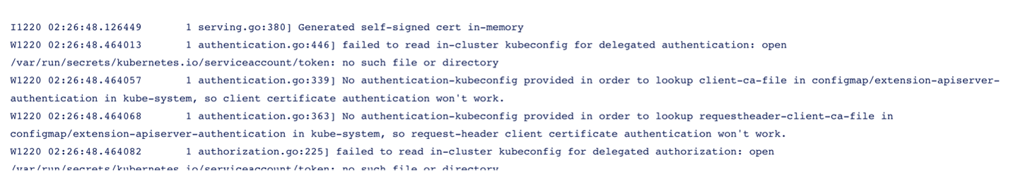 Figure: Command Output